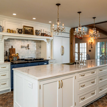 Elegant Virginia Kitchen Remodel with Timeless Brass and Copper Details