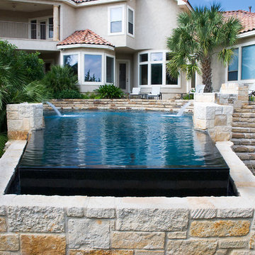 Unique Infinity Edge Pool In San Antonio