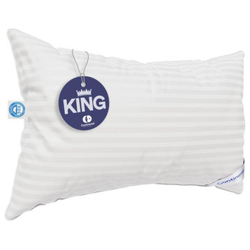 Superior 700 Fill Power -  100% Hungarian White Goose Down Pillow., King (1 Pack), Firm