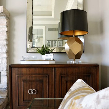 Ladue  Living + Dining Modern Chic Setting
