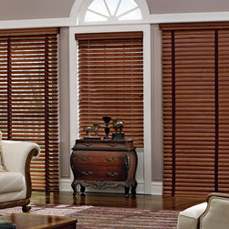 Bali 2" Northern Heights Wood Blinds in Cappuccino - Window Blinds