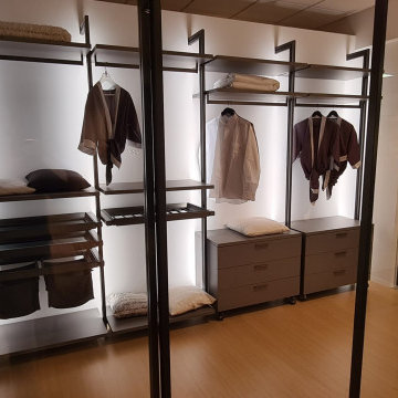 La cabina armadio con pali