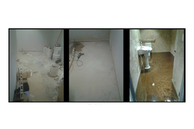 Metallic Epoxy Before and Afters