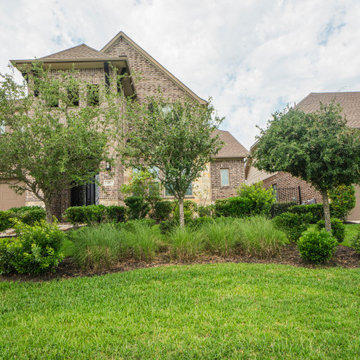 The Woodlands - Turf, Stained Patio, Gate, and Fences