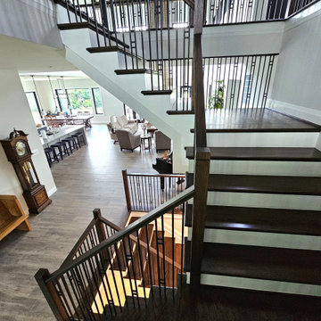 Project #109 | U-Shaped Stairs in Countryside Retreat