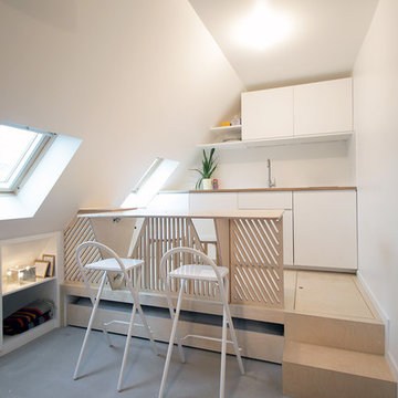 Romain - 15 m² transformé en 2 pièces-cuisine !