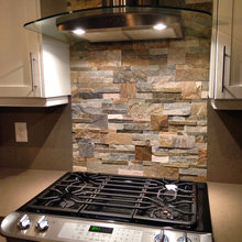 stone back splash