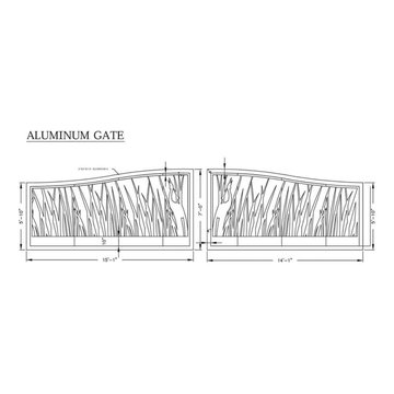 Southwest Ranches community Custom theme gates
