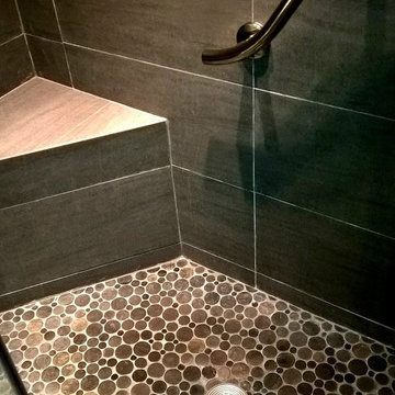 Los Angeles Glass on Glass Modern Bathroom