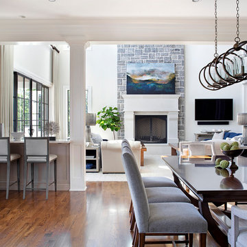 Rustic Glam Upper Makefield Kitchen