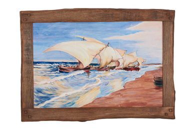 Joaquín Sorolla y Bastida " Boats of Valencia", 1908