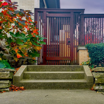 Prairie Style Garden Entrance
