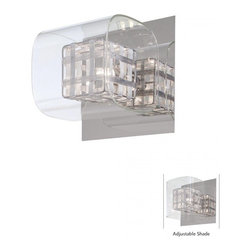 Contemporary Style 1 Light Bath Vanity by George Kovacs  in Chrome Finish - Lighting