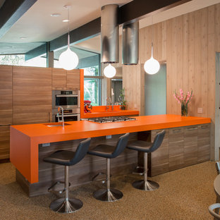 Orange Countertops Houzz