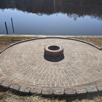 Gorgeous (Large) Lake View Fire Pit and Circular Patio