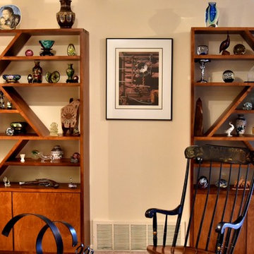 Custom sizing was required to fit the wall