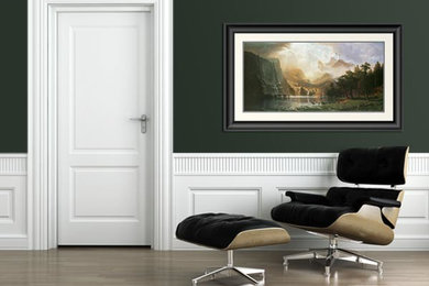 Traditional Wall-Bold statement with museum master Bierstadt