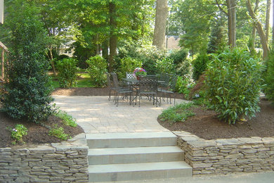 This is an example of a traditional landscaping in New York.