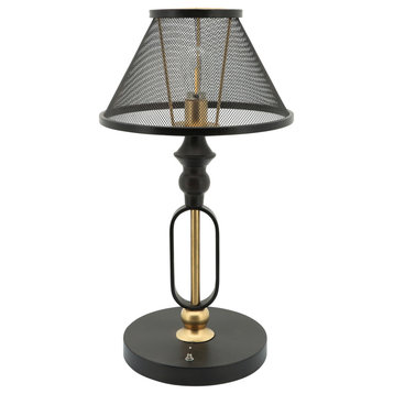 Sagebrook Home Industrial Led Table Lamp With Shade
