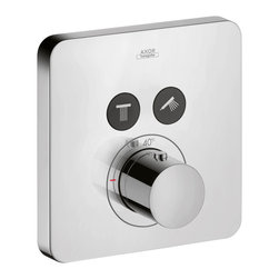 Axor ShowerSelect Softcube Thermostatic 2-Function Trim - Tub And Shower Parts