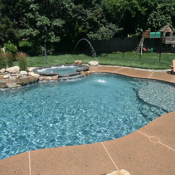 Water Slide, Water Feature, Fire Pit, Fire Feature, Torches, Lights, Spa, & More