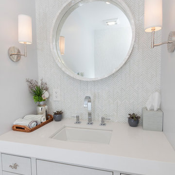 Beach Home Bathroom and At Home Office