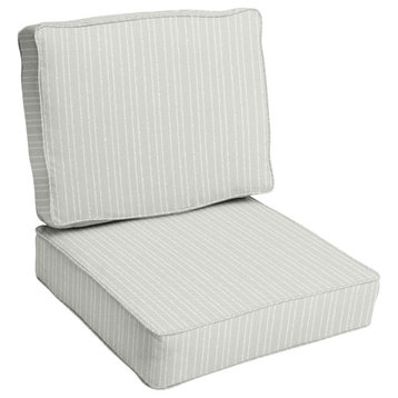Outdura Outdoor Corded Deep Seating Cushion Set 23in W x 25 in