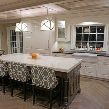 Westchester County, NY Kitchen and Family Room