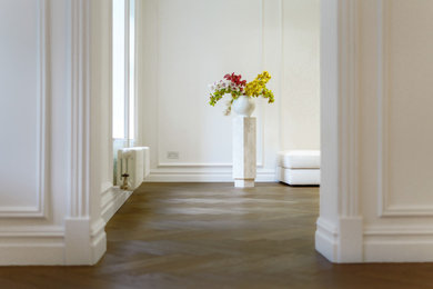 Design ideas for a classic living room in Surrey.