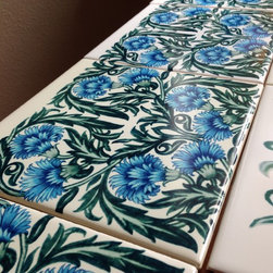 William De Morgan Carnation Tiles - Products