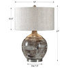 Uttermost Tamula Distressed Ivory Table Lamp