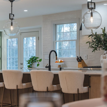 Sleek Elegance: Slim Shaker Cabinet Kitchen Renovation