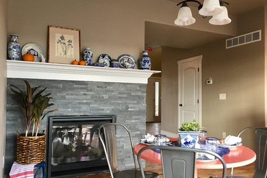 Dining room - eclectic dining room idea in Denver