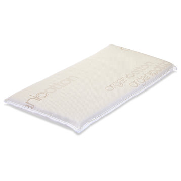 LA Baby 2" Bassinet Pad With Blended Organic Cotton Cover