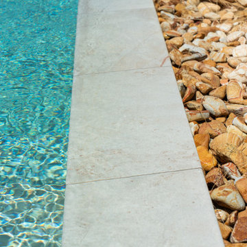 Antique Beige Porcelain Tiles - Cesme,Izmir Villa