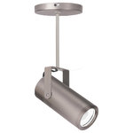 WAC Lighting - Silo X20 LED Monopoint With 36" Extension 4000K, Brushed Nickel - Silo X20 series monopoints are the perfect replacements for halogen MR16's as they offer lower wattage with superior lumen output, over 10 times the rated life span, less maintenance, no projected heat, and BeamShift technology. All Silo X20 series luminaires are equipped with BeamShift technology, allowing continuous in-field modification of beam angle from spot to flood. Canopy is included with fixture. Monopoint can be ordered with an extension rod (6", 12", 18", 24", 36") to drop the head.