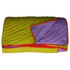 Twin Coverlet, Reversible, Lime/Purple