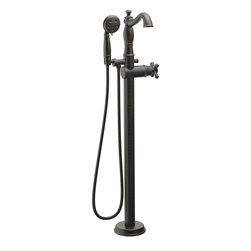 Delta Victorian&reg; Floor Mount Tub Filler - Tub And Shower Faucet Sets