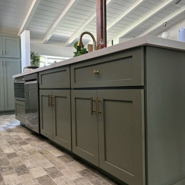 Kim Kitchen Retrofit and New Custom Island