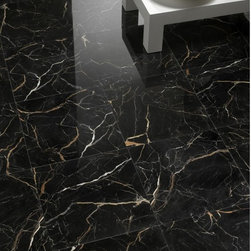 naturale purezza: black marble 18"x18" - Wall And Floor Tile