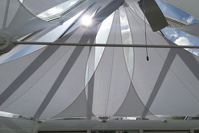Conservatory sails at Curtaincraft