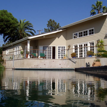 Rear elevation from pool