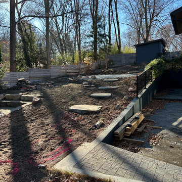 Conservation and rain gardens landscape