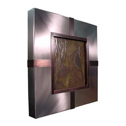 TD Prado Series Stainless Steel Wall Fountain - Indoor Fountains