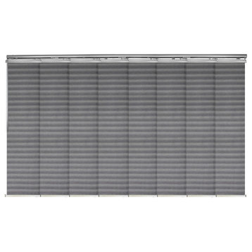 Rubi 8-Panel Track Extendable Vertical Blinds 130-175"W