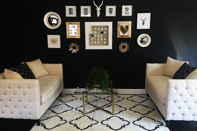 Family room - contemporary family room idea in Houston