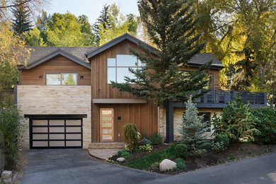 Trendy exterior home photo in Denver