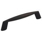 Cosmas - Cosmas 567-96ORB Oil Rubbed Bronze Contemporary Cabinet Pull, Oil Rubbed Bronze - 3-3/4" (96mm) Hole Centers