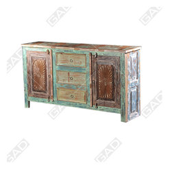 PATTERNED DRAWER SIDE BOARD - Furniture