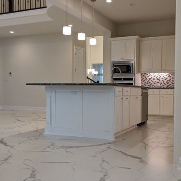 24x48 Calcutta Matte Porcelian Tile Installation